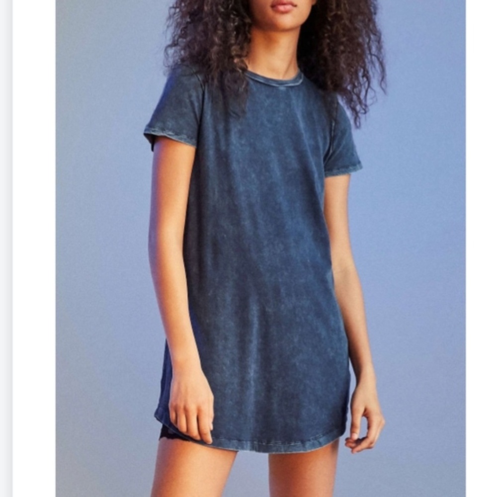 Urban Outfitters Blue Tshirt Dress - Size S